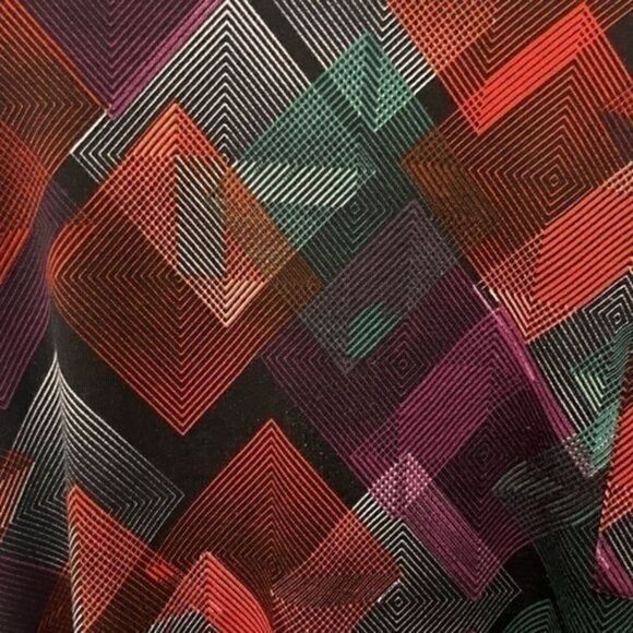 LulaRoe High Low Dress Geometric pattern Size Small - Picture 3 of 3